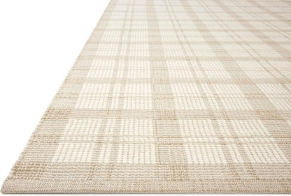 Loloi Magnolia Home by Joanna Gaines Ryder Collection RYD-01 Beige/Ivory 8'-6" x 11'-6" Area Rug