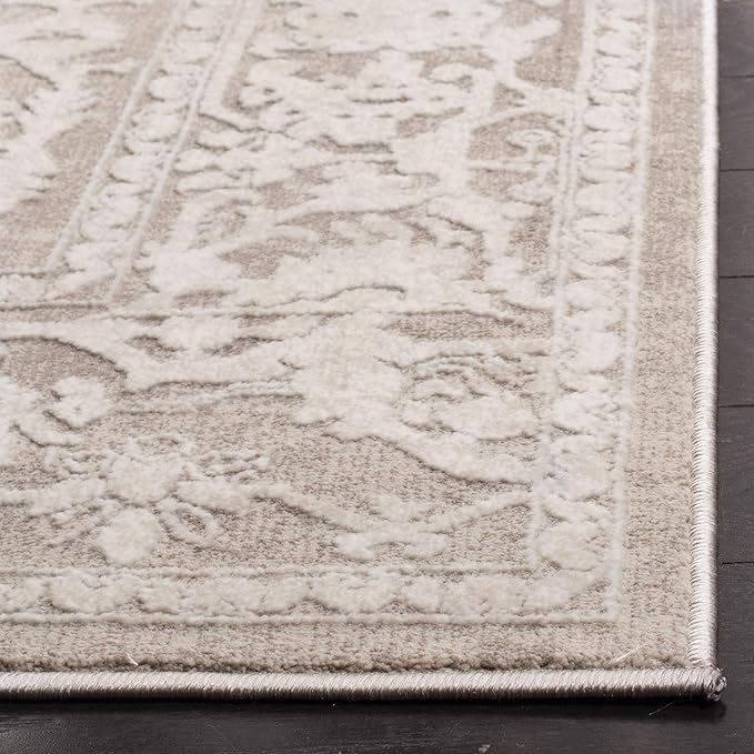 SAFAVIEH Area Rug 6x9 - Reflection Collection - Beige & Cream, Non-Shedding & Easy Cleaning, Ideal for Living Room, Bedroom, Dining Space (RFT665A)
