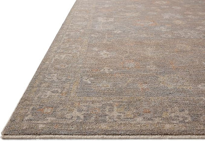 Loloi Chris Loves Julia Louisa Collection LOI-01 Stone/Multi 7'-10" x 10', .38" Pile Height, Area Rug