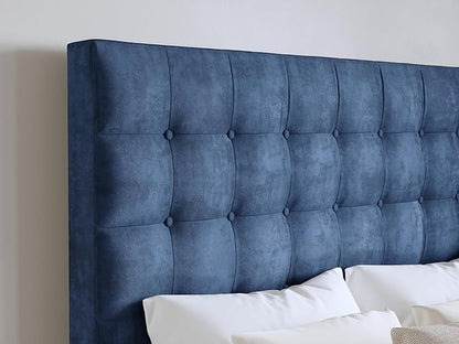 Navy Sutton Full Headboard