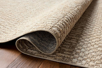 Loloi Amber Lewis Bexley Collection BEX-01 Natural/Birch 2'-7" x 8'-0" Runner Rug Neutral, Textured, Living, Bedroom, Dining, Carpet