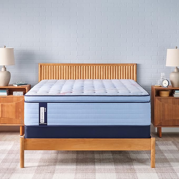 Sealy Posturepedic® Plus Glenshaw 15" Medium Pillowtop Innerspring Mattress - Twin