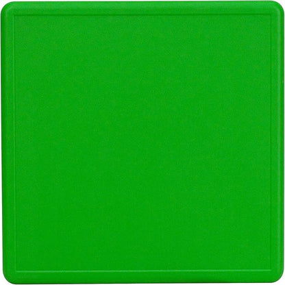 Flash Furniture Wren 24'' Square Green Plastic Height Adjustable Activity Table