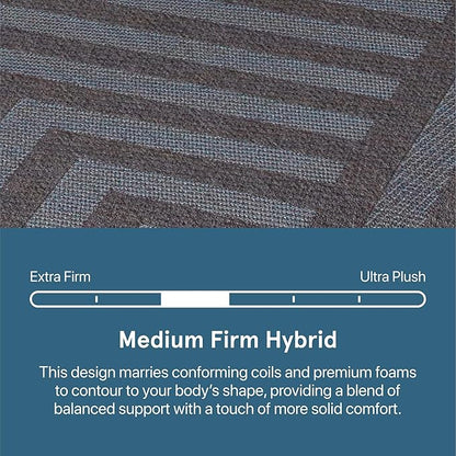 Beautyrest Days End Medium Firm 12" Hybrid Mattress - Twin XL - Cooling Tech, Supportive Durable Pocketed Coils, Pressure Relief, Motion Separation; 100 Night Sleep Trial and 10 Year Warranty