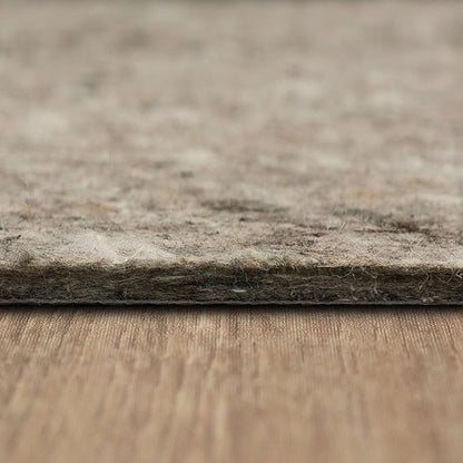Mohawk Home 7' x 10' Non Slip Grip Rug Pad 1/2" Thick Dual Surface Felt Cushion + Rubber Gripper - Safe for All Floors