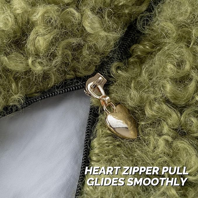 FUTEI Olive Green Decorative Throw Pillow Covers 20x20 Inch Set of 2,Soft Fluffy Faux Wool Fur Boucle Textured Cushion Case,Modern Home Decor for Couch Bed Living Room Office
