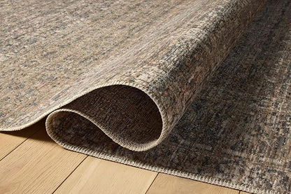 Loloi Amber Lewis Molly Collection MOL-04 Navy/Blush 6'-7" x 9'-2" Low Pile Area Rug
