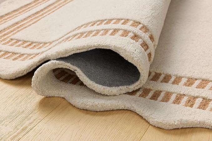 Loloi Chris Loves Julia Scottie Collection SCO-01 Ivory/Rust 2'-6" x 7'-6", .87" Pile Height, Runner Rug