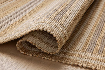 Loloi Chris Loves Julia Judy Collection JUD-03 Natural/Dove 5'-0" x 7'-6" Area Rug