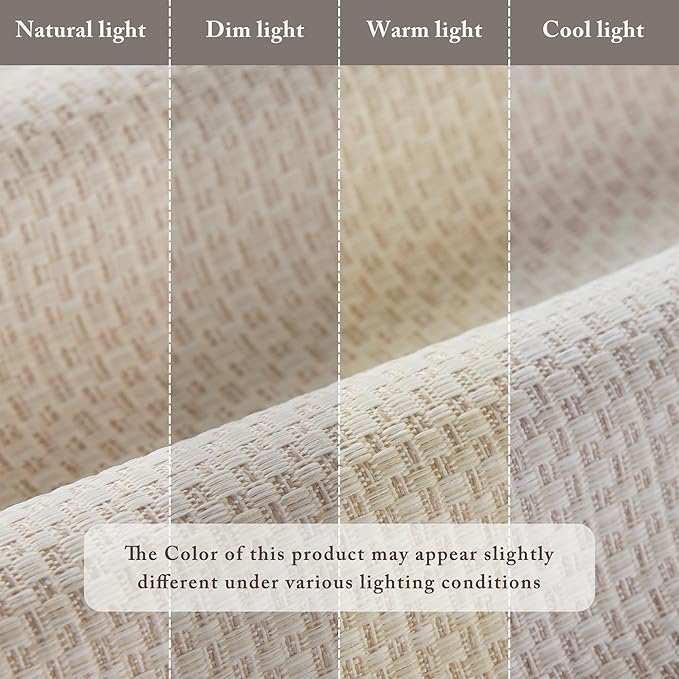 Madison Park Galen Matte Linen Cordless Roman Shades - Fabric Privacy Single Panel Darkening, Energy Efficient, Thermal Insulated Window Blind Treatment, for Home, Living Room Decor,29" W x 64" H