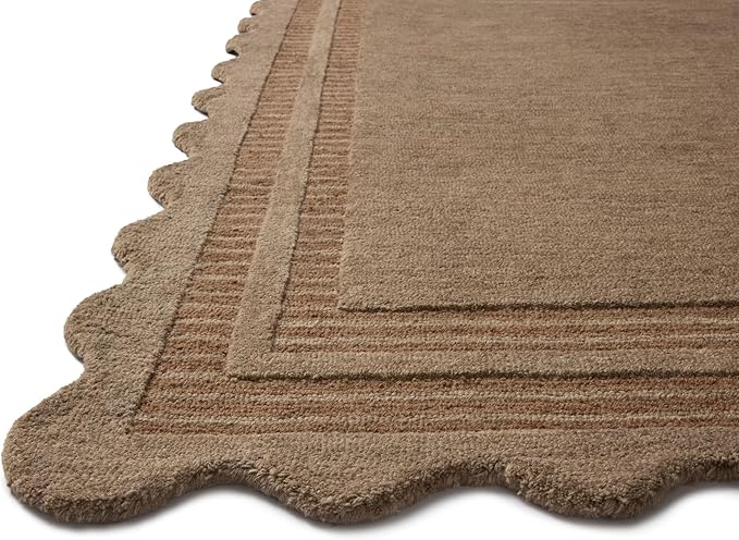 Loloi Chris Loves Julia Scottie Collection SCO-01 Mocha/Clay 7'-9" x 9'-9", .87" Pile Height, Area Rug