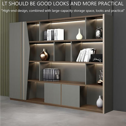 Modern Executive Desk, 102.4 inch L Shaped Desk with Storage, L Shape Corner Desk Drawers and Lockable Storage No Installation Required, Without Desk or Computer Chair (Filing Cabinet)