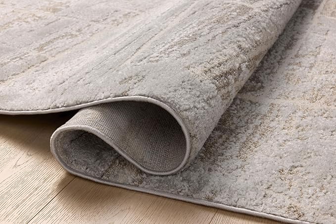 Loloi Amber Lewis Monty Collection MOT-07 Natural/Mist 2'-7" x 4', .50" Pile Height, Area Rug