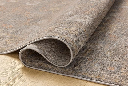 Loloi Chris Loves Julia Louisa Collection LOI-01 Stone/Multi 9'-6" x 13'-1", .38" Pile Height, Area Rug