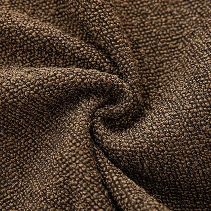 Foindtower Pack of 2 Textured Boucle Throw Pillow Covers Accent Solid Decorative Pillow Cases Cozy Woven Couch Cushion Case for Sofa Bedroom Living Room Home Decor 20x20 Inch Chocolate