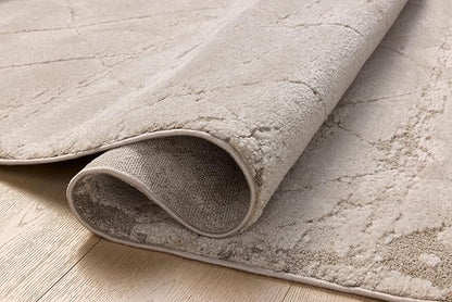 Loloi Amber Lewis Monty Collection MOT-05 Beige/Natural 2'-7" x 4', .50" Pile Height, Area Rug