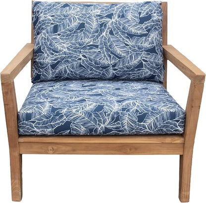Tommy Bahama Deep Seating Lounge Cushion, 26" X 26" X 4", Pacific Zaffre