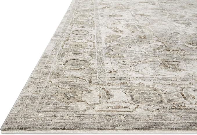 Loloi Amber Lewis Honora Collection HON-06 Grey/Taupe 5'-3" x 7'-9" Area Rug