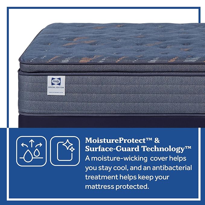 Sealy Warner 14" Soft Pillowtop Innerspring Mattress - California King
