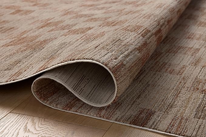 Loloi Amber Lewis Cali Collection CIL-06 Brick/Natural 11'-6" x 15'-7", .25" Pile Height, Area Rug