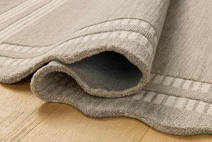 Loloi Chris Loves Julia Scottie Collection SCO-01 Fog/Ivory 2'-6" x 7'-6", .87" Pile Height, Runner Rug