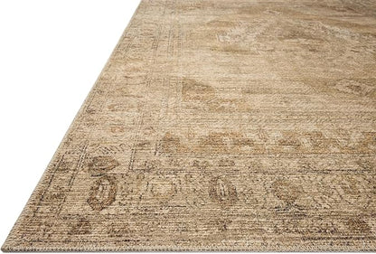 Loloi Amber Lewis Cambria Collection CBR-03 Taupe/Antique Bronze 2'-6" x 9'-6" Runner Rug Jute, Neutral, Vintage Style, Antique Tone, Living, Bedroom, Dining, Carpet