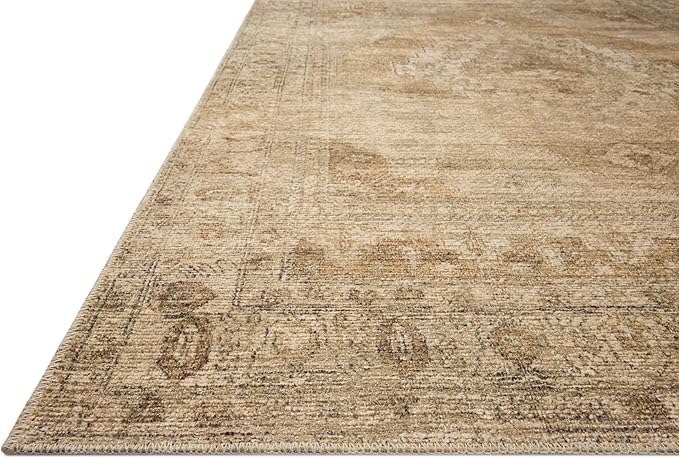 Loloi Amber Lewis Cambria Collection CBR-03 Taupe/Antique Bronze 2'-3" x 3'-9" Accent Rug Jute, Neutral, Vintage Style, Antique Tone, Living, Bedroom, Dining, Carpet
