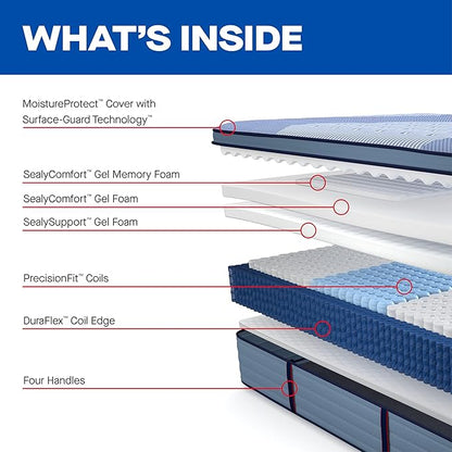 Sealy Posturepedic® Plus Glenshaw 15" Medium Pillowtop Innerspring Mattress - King