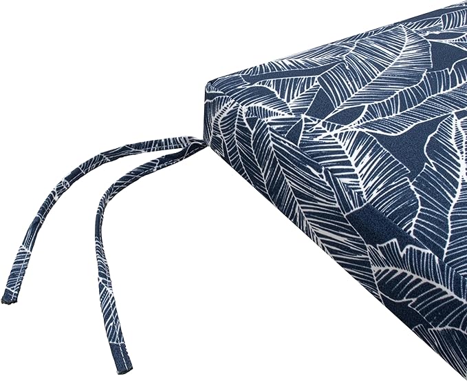 Tommy Bahama Bench Cushion, 48" X 16" X 2.5", Pacific Zaffre