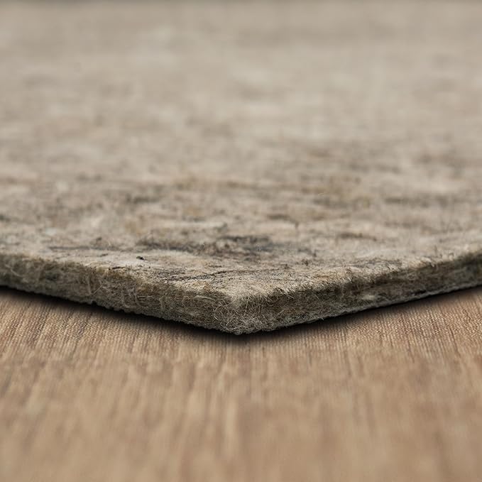 Mohawk Home 2' x 20' Non Slip Rug Pad Gripper 1/2 Thick Dual Surface Felt + Rubber Gripper - Safe for All Floors