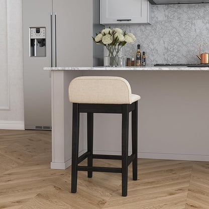 Hillsdale Furniture Maydena Wood Counter Height Stool, Black