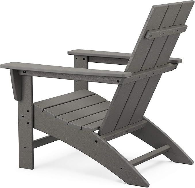 POLYWOOD AD420SA Modern Adirondack Chair, Sand