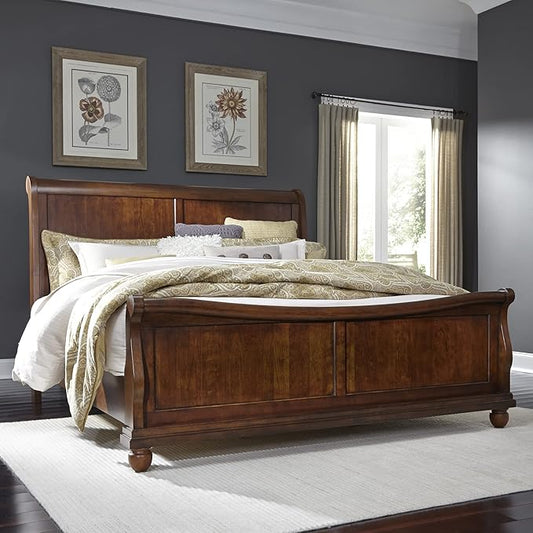 LIBERTY FURNITURE INDUSTRIES, INC. Rustic Traditions Queen Sleigh Bed