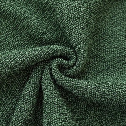 Foindtower Set of 2, Decorative Textured Boucle Throw Pillow Covers Accent Solid Pillow Cases Neutral Cozy Couch Cushion Case for Chair Sofa Bedroom Living Room Home Decor 26x26 Inch Pine Green