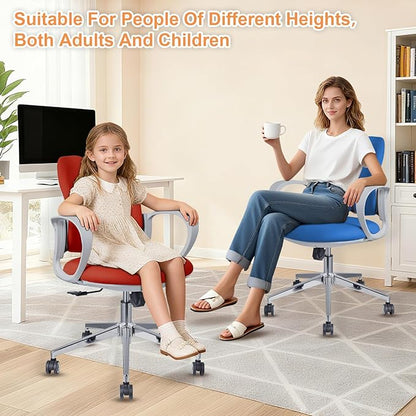 Ergonomic Office Chair Desk Chair Dual-backrest Computer Chair with Flexible Lumbar Support and Adjustable Height, 500lbs Extra Wide Seat with Wheels, for Home & Office Use Black