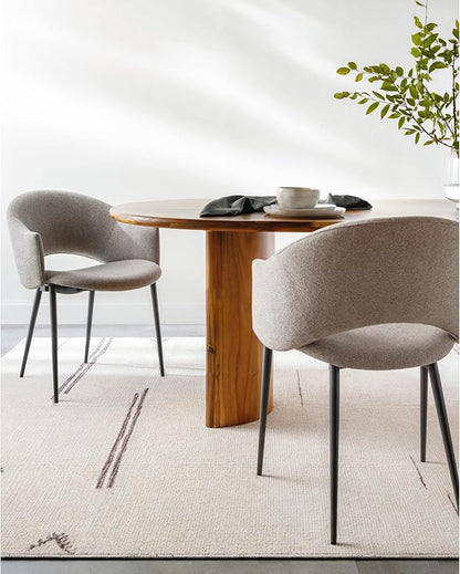 Livabliss x Becki Owens Rivi Moroccan Area Rug , 5'3" x 7', Cream/Charcoal