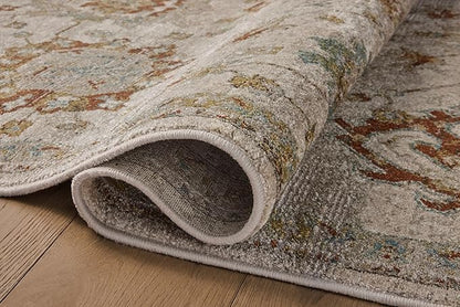 Loloi Magnolia Home by Joanna Gaines Mona Collection MOA-02 Oatmeal/Multi 10'-0" x 14'-0" Area Rug