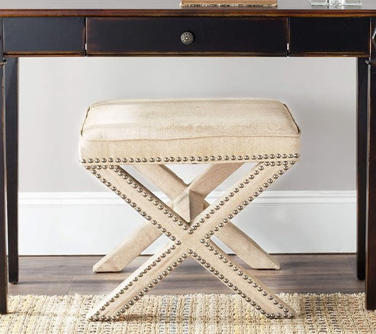 Safavieh Mercer Collection Palmer Ottoman, Taupe