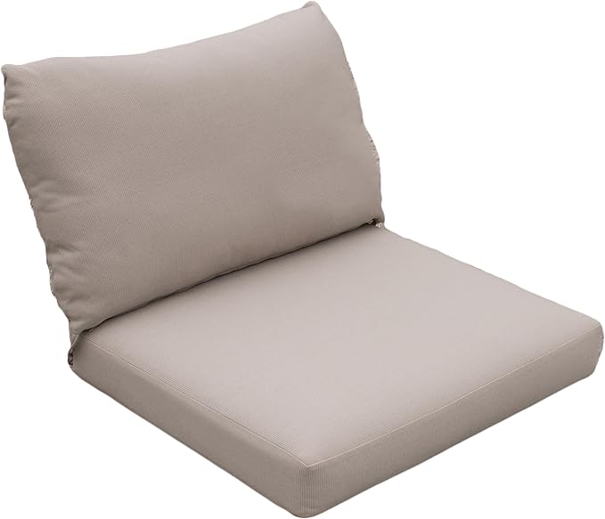 Tommy Bahama Deep Seating Lounge Cushion, 24" X 24" X 4", Bamboo Bay Sand