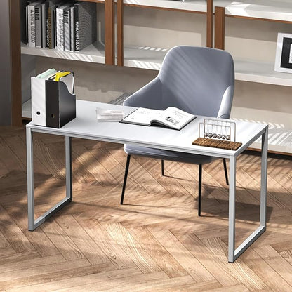 SHW Mission 40-Inch Home Office Computer Desk, White