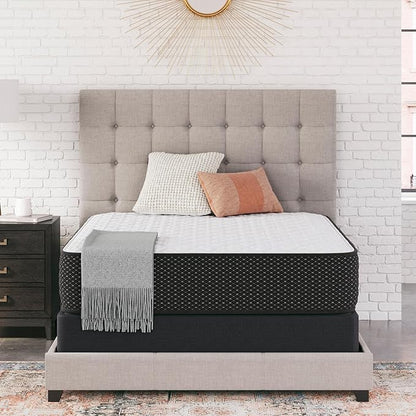 Signature Design by Ashley Limited Edition Firm 12 Inch Hybrid Mattress with Gel Memory Foam and Edge Support for Cool Sleep and Pressure Relief, Full, Fiberglass Free, Mattress In A Box