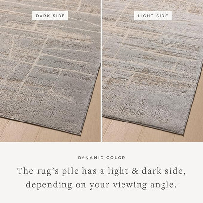 Loloi Amber Lewis Monty Collection MOT-07 Natural/Mist 9'-2" x 13', .50" Pile Height, Area Rug