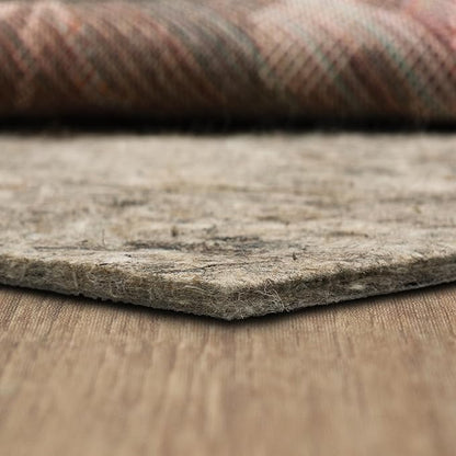 Mohawk Home 2' x 20' Non Slip Rug Pad Gripper 1/2 Thick Dual Surface Felt + Rubber Gripper - Safe for All Floors