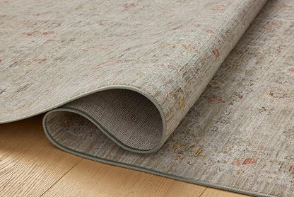 Loloi Chris Loves Julia Ida Collection IDA-04 Spa/Multi 9'-3" x 13'-1", .19" Pile Height, Area Rug