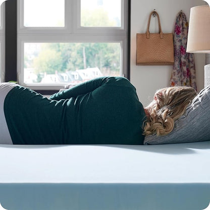 Sealy Dreamlife 3” Gel Memory Foam Full Mattress Topper with SealyComfort Gel Foam, 1 Year Limited Warranty, Made in The USA