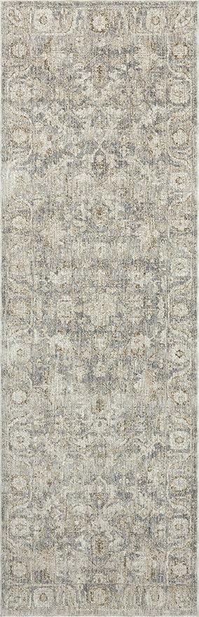 Loloi Amber Lewis Honora Collection HON-02 Slate/Beige 2'-7" x 10'-0" Runner Rug