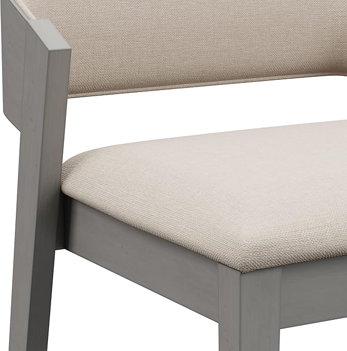 Hillsdale Dresden Wood Counter Height Stool, Distressed Gray