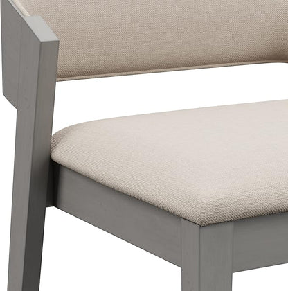 Hillsdale Dresden Wood Counter Height Stool, Distressed Gray