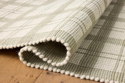 Loloi Magnolia Home by Joanna Gaines Ryder Collection RYD-01 Sage/Ivory 5'-0" x 7'-6" Area Rug