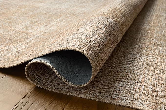 Loloi Amber Lewis Cambria Collection CBR-06 Multi/Natural 2'-0" x 5'-0" Accent Rug Jute, Neutral, Vintage Style, Antique Tone, Living, Bedroom, Dining, Carpet